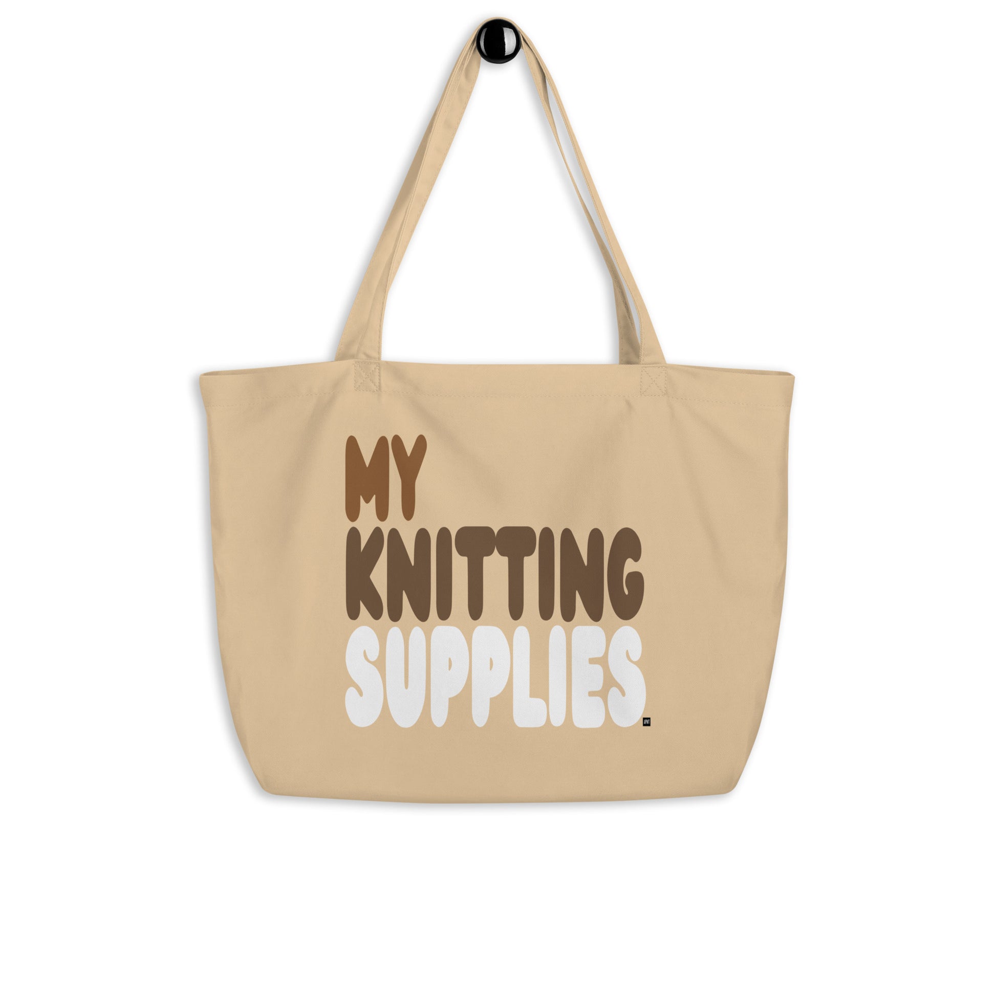 My Knitting Supplies Jumbo Tote Bag- The APWT Gift Shop