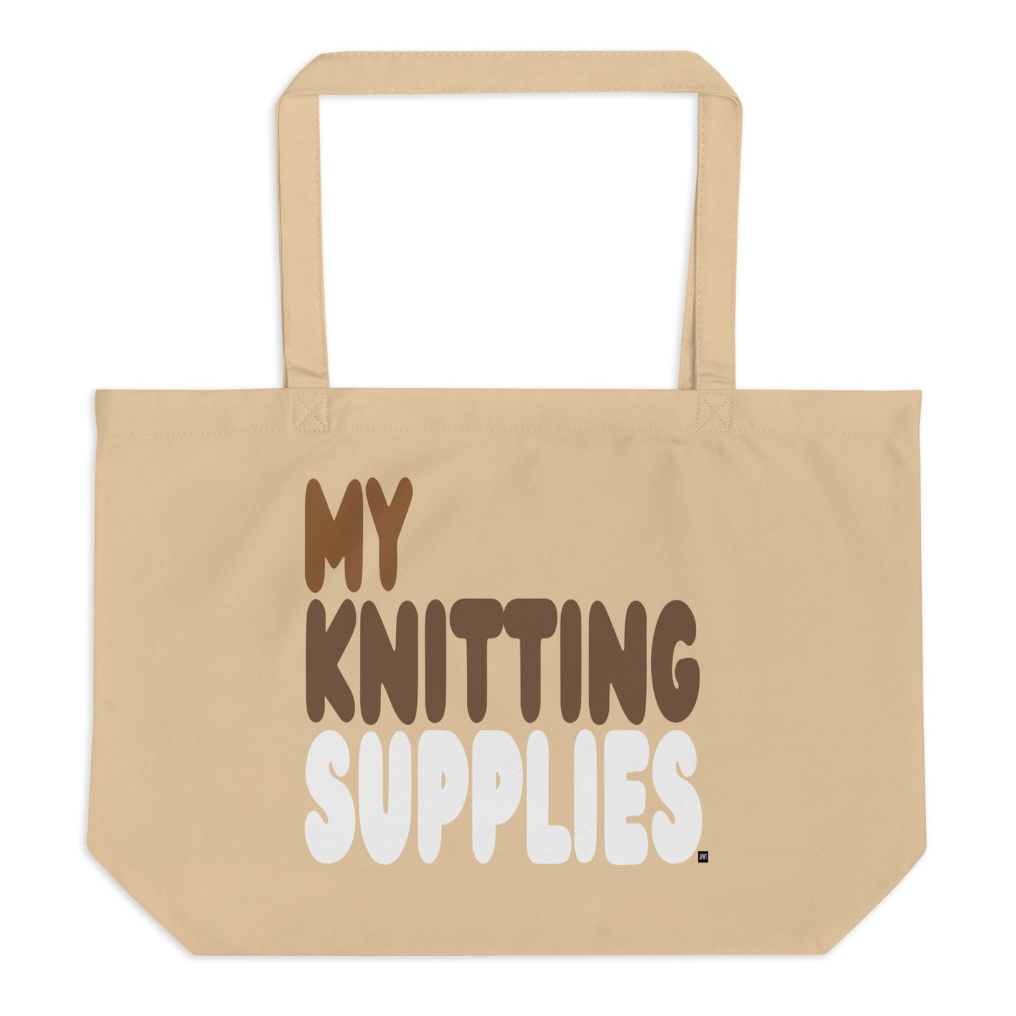 My Knitting Supplies Jumbo Tote Bag- The APWT Gift Shop