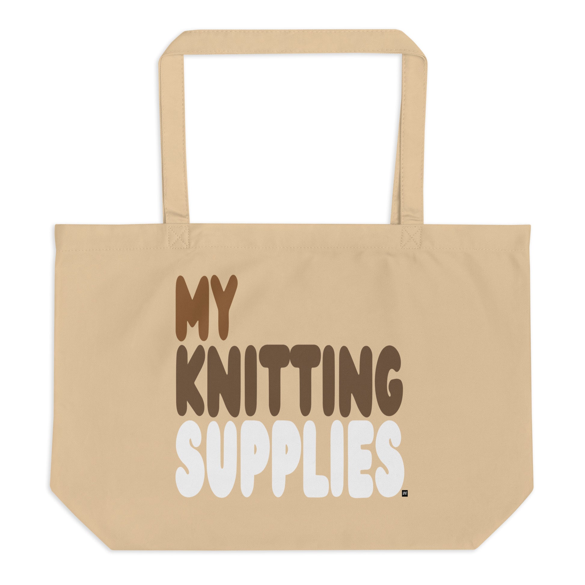 My Knitting Supplies Jumbo Tote Bag- The APWT Gift Shop