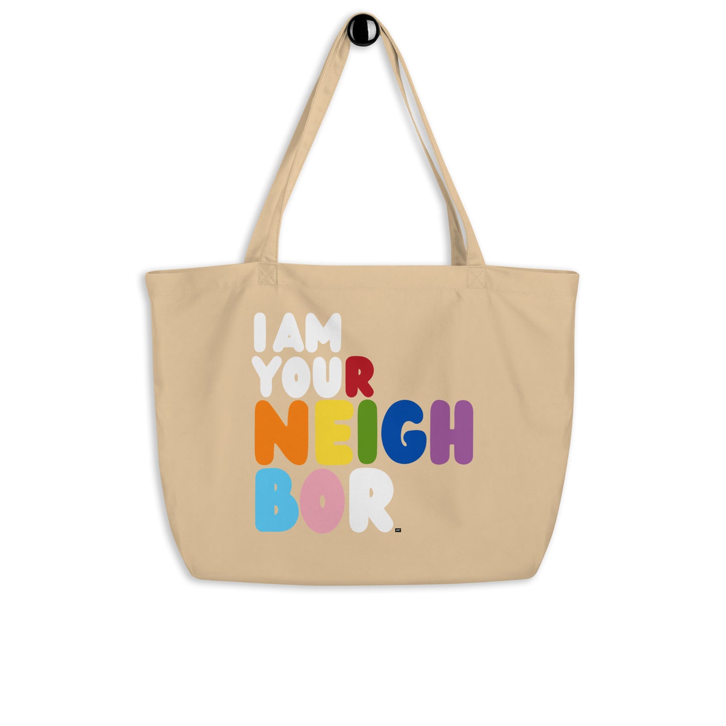I Am Your Neighbor in Color Jumbo Tote Bag - The APWT Gift Shop
