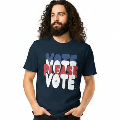Please Vote Premium Unisex T-Shirt - Available in 2 Colors