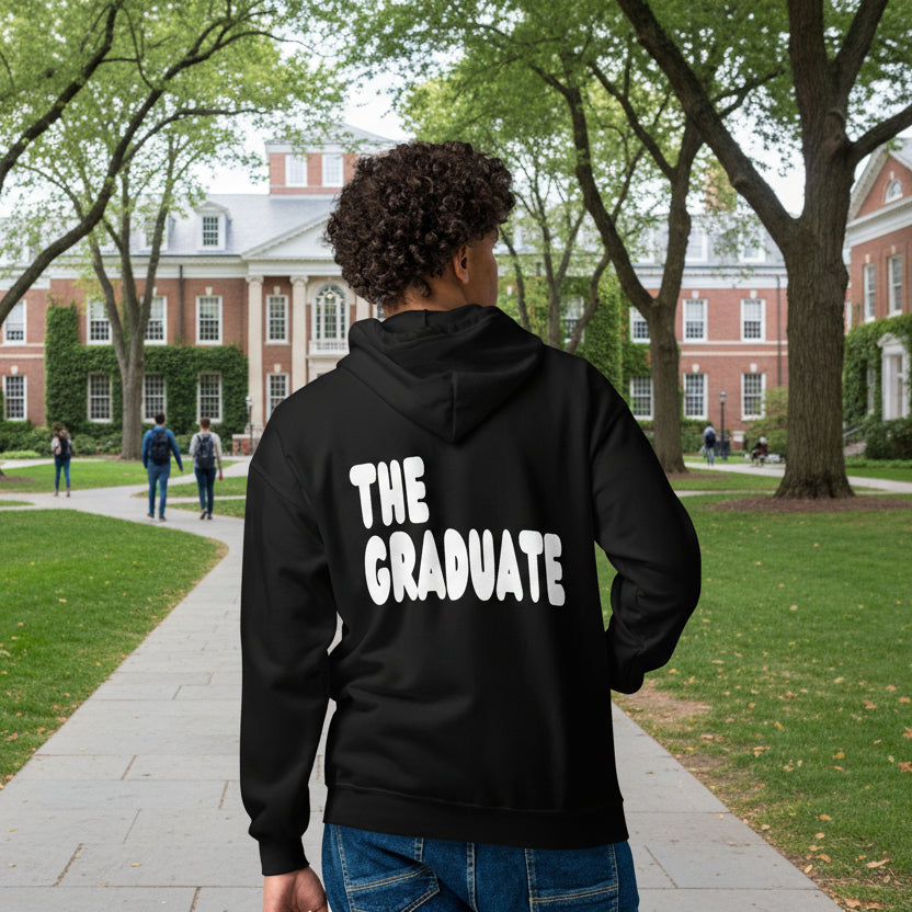 The Graduate Unisex Zip-Up Hoodie - Available in Assorted Colors