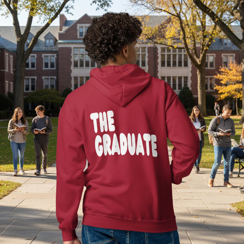 The Graduate Unisex Zip-Up Hoodie - Available in Assorted Colors
