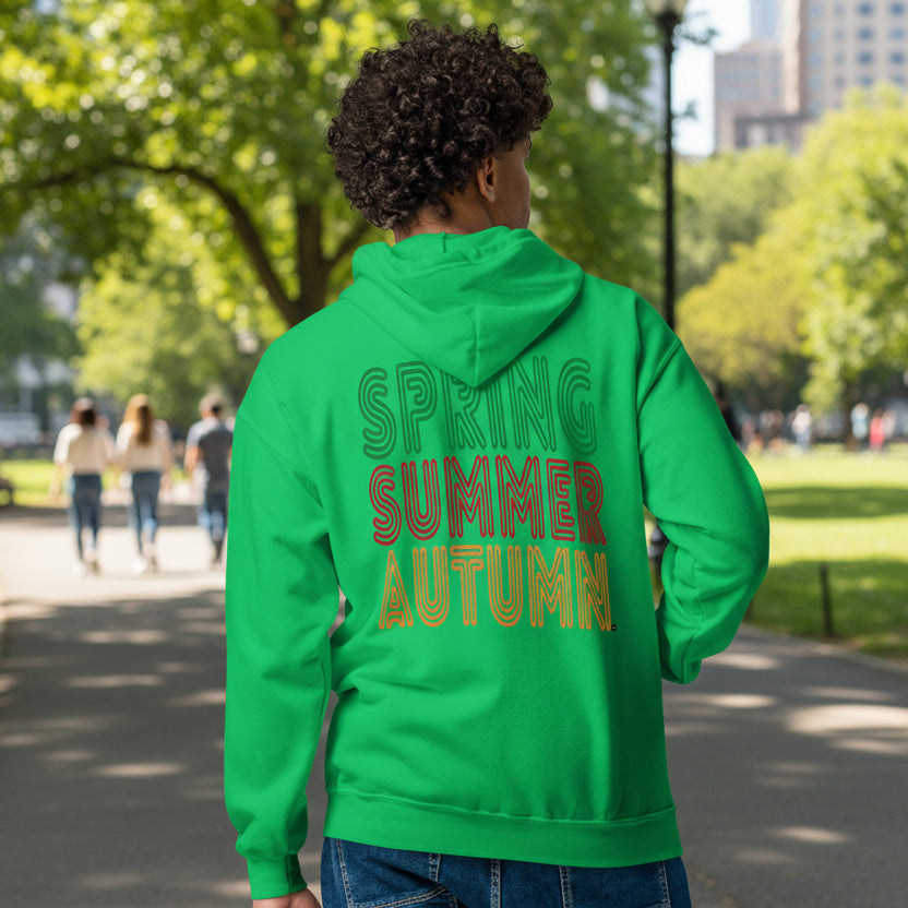 Spring into Summer Unisex Zip-Up Hoodie - Available in Assorted Colors