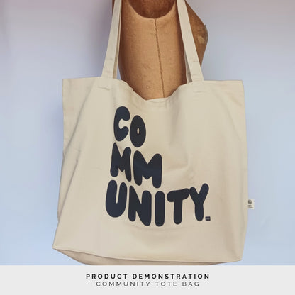 Product Demonstration - Community Tote Bags - The APWT Gift Shop