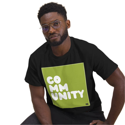 A Community in Lime Green Unisex T-Shirt - Available in Assorted Colors