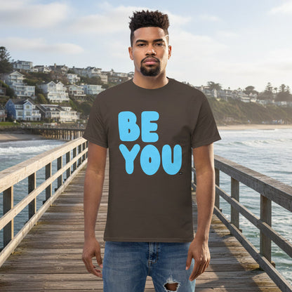 Be You in Brown and Blue Unisex T-Shirt