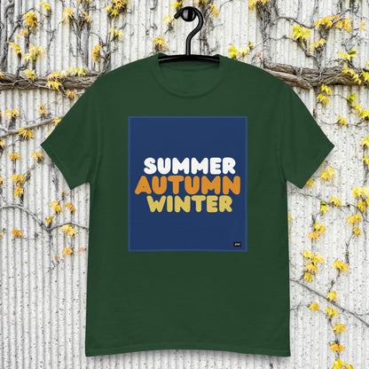 Autumn in Blue Unisex T-Shirt - Available in Assorted Colors