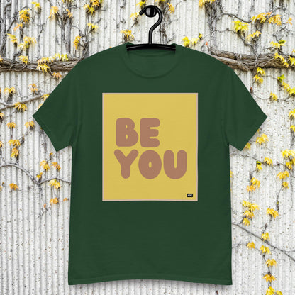 Be You in Yellow and Brown Unisex T-Shirt - Available in Assorted Colors