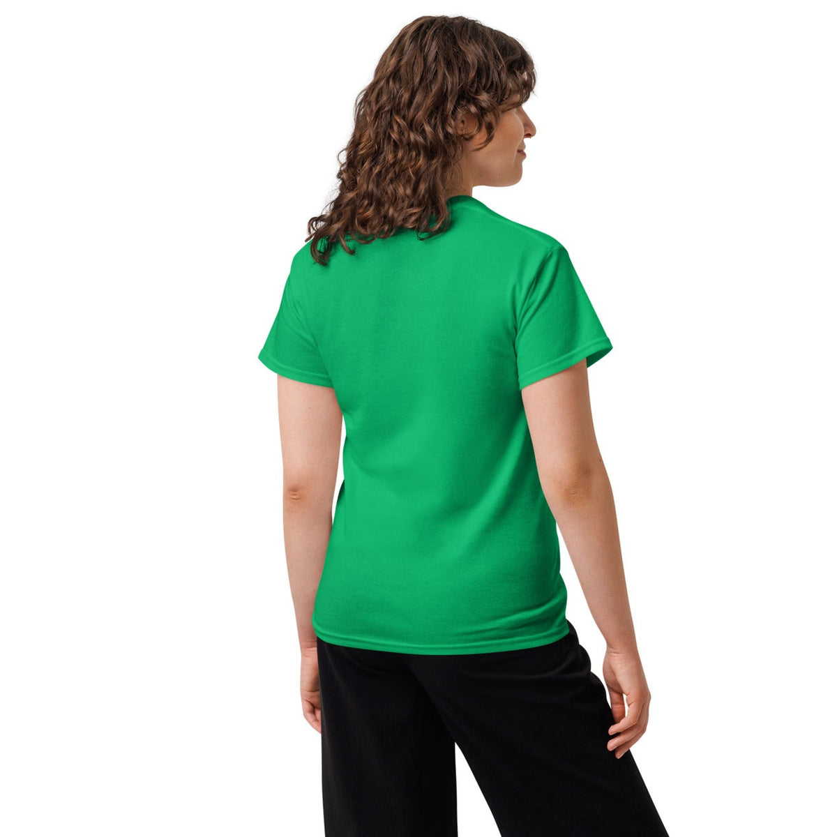 The APWT Gift Shop's Be You in Green and Yellow Unisex T-Shirt from the Be You Collection - Back