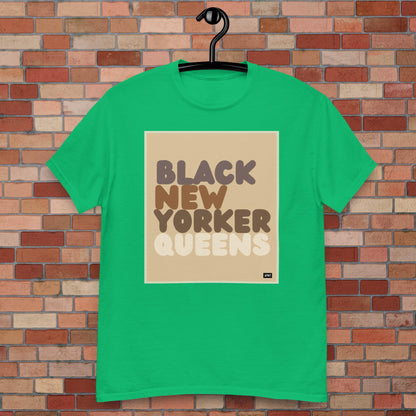 Black New Yorker Queens Unisex T-Shirt - Available in Assorted Colors