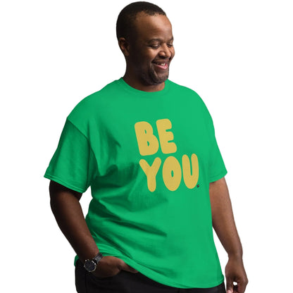 Be You in Green and Yellow Unisex T-Shirt