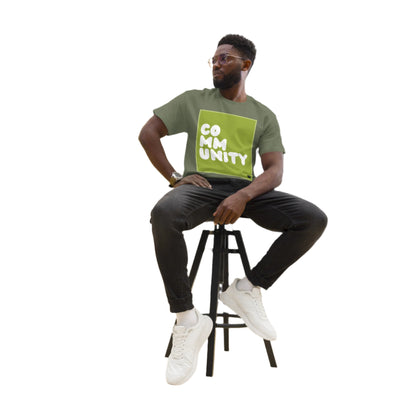 A Community in Lime Green Unisex T-Shirt - Available in Assorted Colors