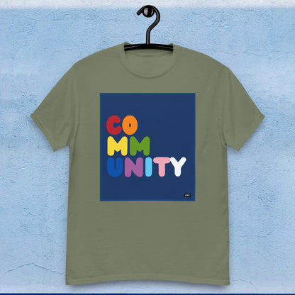 Rainbow Community Unisex T-Shirt - Available in Assorted Colors