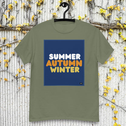 Autumn in Blue Unisex T-Shirt - Available in Assorted Colors