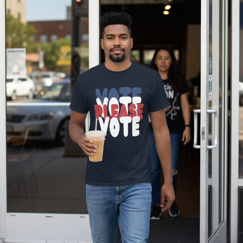 Please Vote Unisex T-Shirt - Available in Assorted Colors