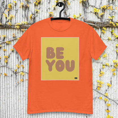 Be You in Yellow and Brown Unisex T-Shirt - Available in Assorted Colors