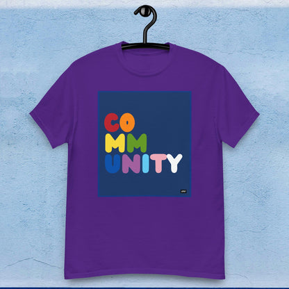 Rainbow Community Unisex T-Shirt - Available in Assorted Colors