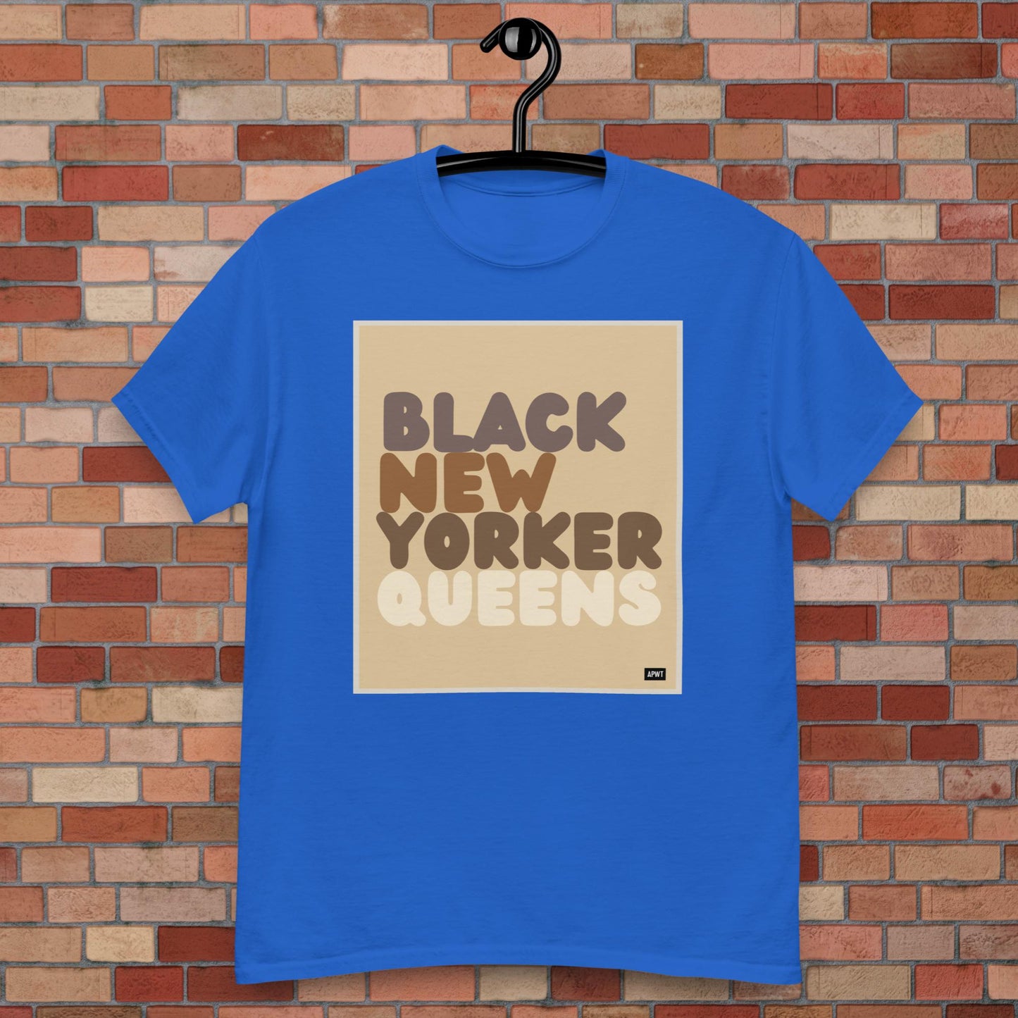 Black New Yorker Queens Unisex T-Shirt - Available in Assorted Colors