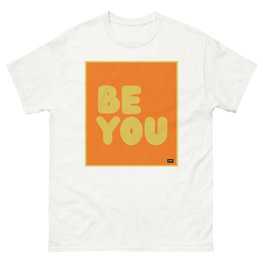 Be You in Orange and Yellow Unisex T-Shirt - The APWT Gift Shop