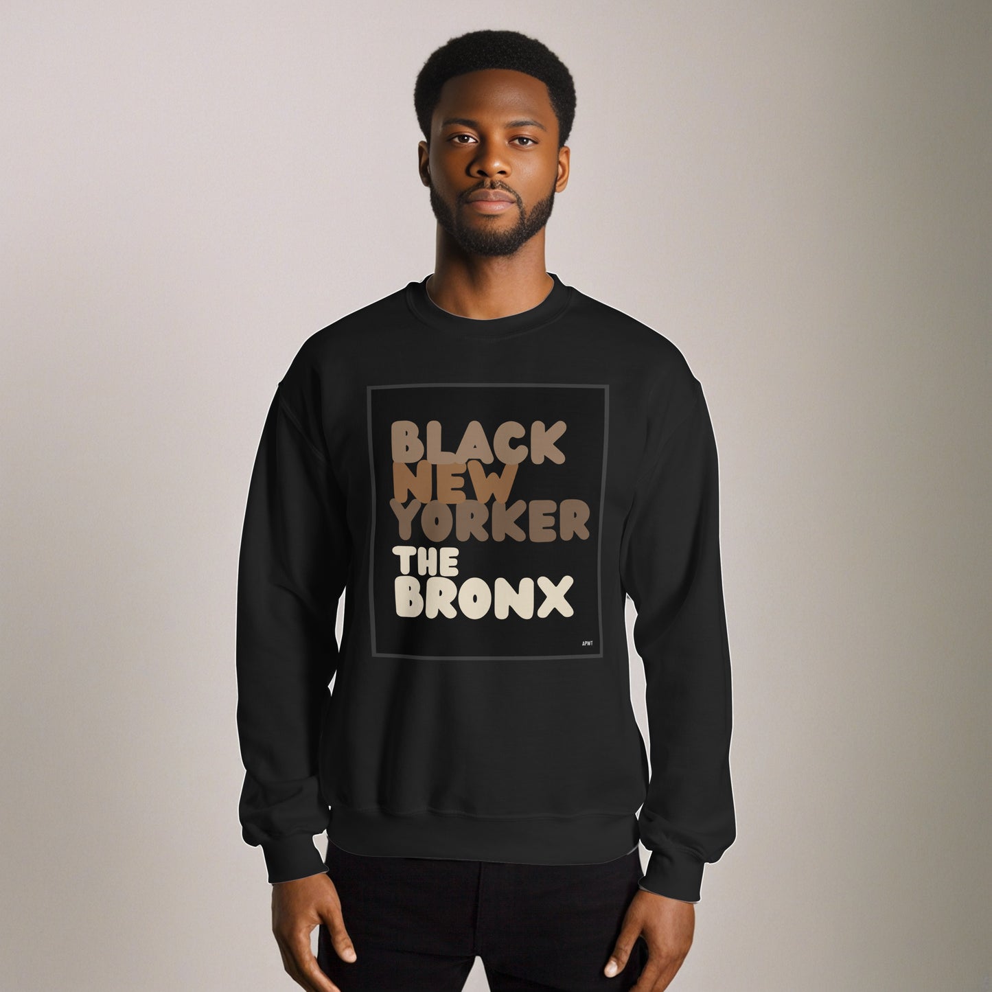 Black New Yorker The Bronx Unisex Crew Neck Sweatshirt - Available in Assorted Colors