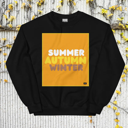 Autumn in Orange Unisex Crew Neck Sweatshirt - Available in Assorted Colors