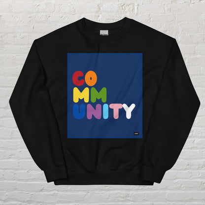 Rainbow Community Unisex Crew Neck Sweatshirt - Available in Assorted Colors