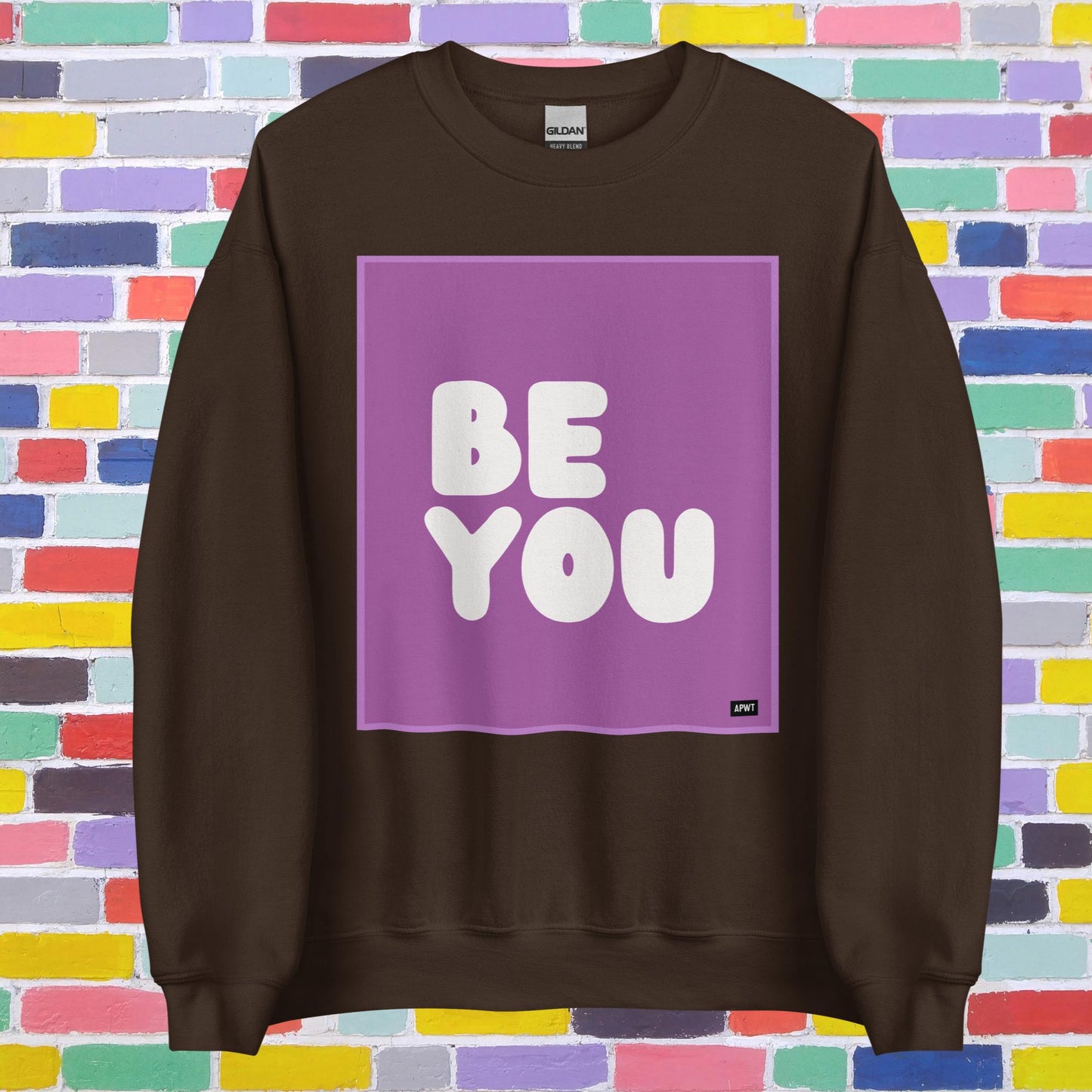 Be You in Purple Unisex Crew Neck Sweatshirt - Available in Assorted Colors