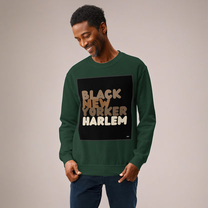 Black New Yorker Harlem Unisex Crew Neck Sweatshirt - Available in Assorted Colors