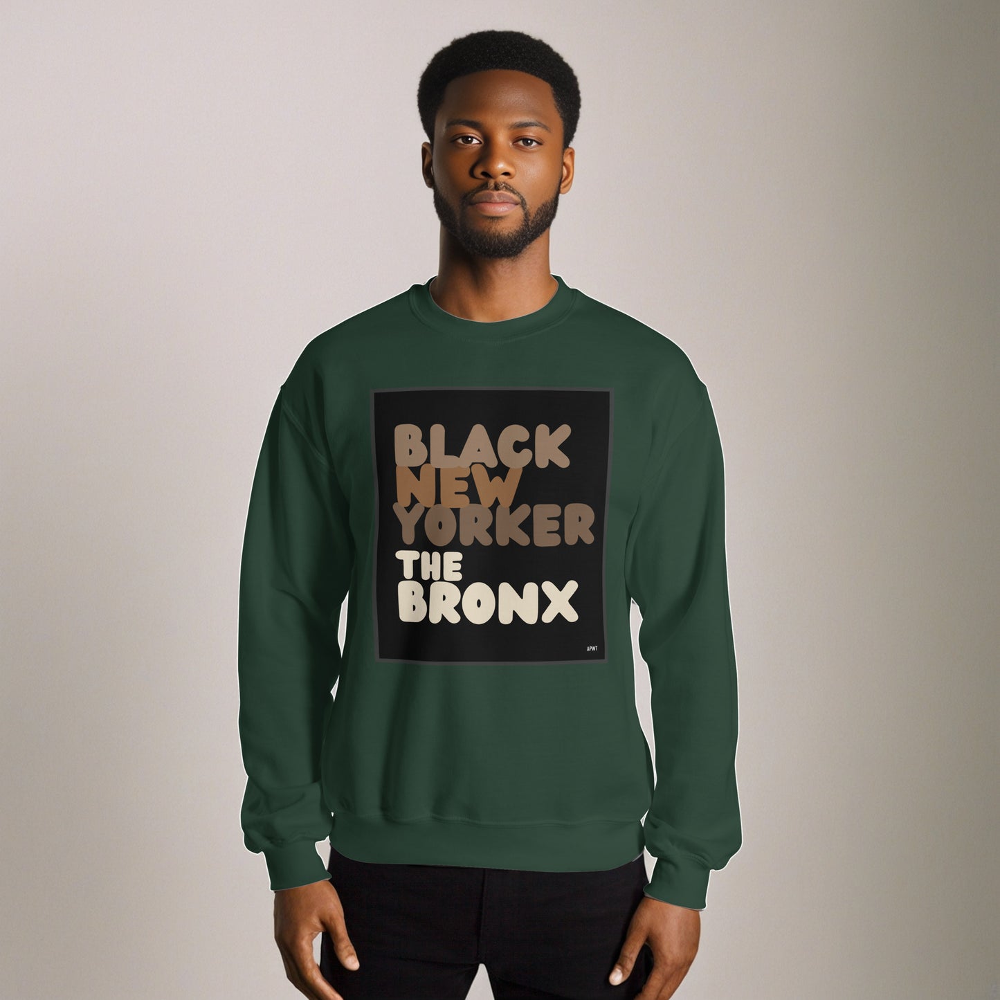 Black New Yorker The Bronx Unisex Crew Neck Sweatshirt - Available in Assorted Colors