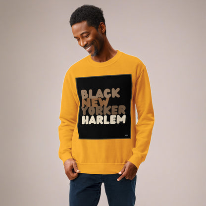 Black New Yorker Harlem Unisex Crew Neck Sweatshirt - Available in Assorted Colors