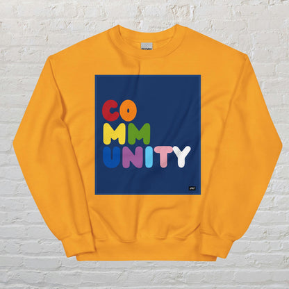 Rainbow Community Unisex Crew Neck Sweatshirt - Available in Assorted Colors