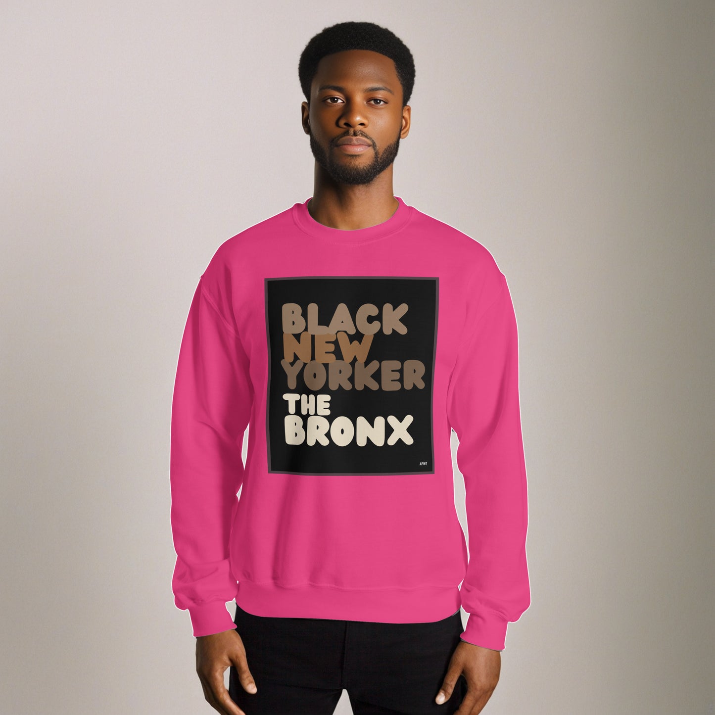 Black New Yorker The Bronx Unisex Crew Neck Sweatshirt - Available in Assorted Colors