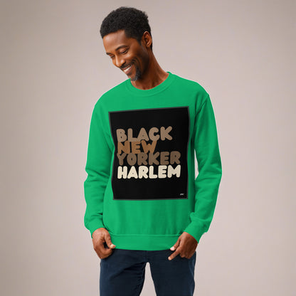 Black New Yorker Harlem Unisex Crew Neck Sweatshirt - Available in Assorted Colors