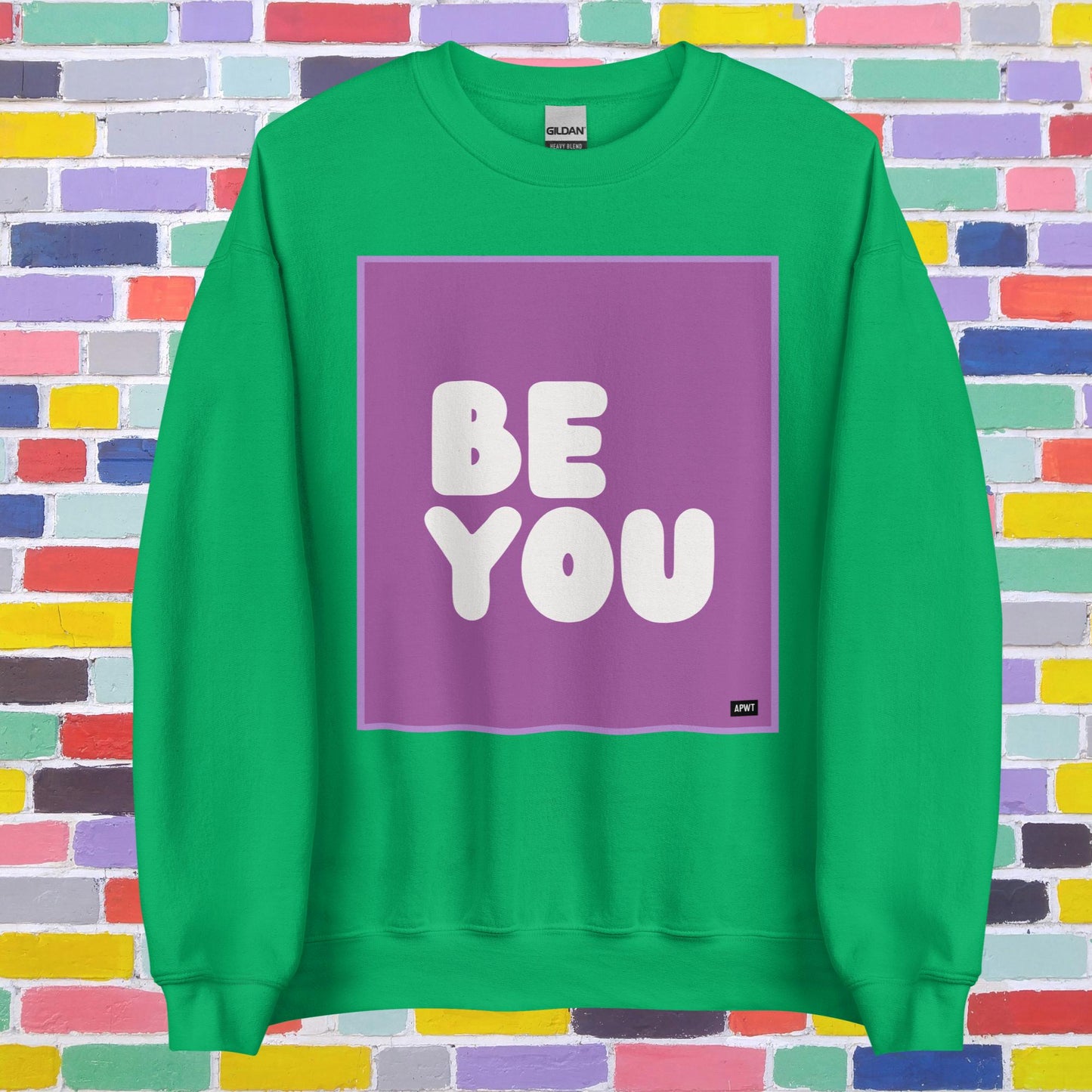Be You in Purple Unisex Crew Neck Sweatshirt - Available in Assorted Colors