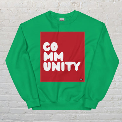 A Community in Crimson Unisex Crew Neck Sweatshirt - Available in Assorted Colors