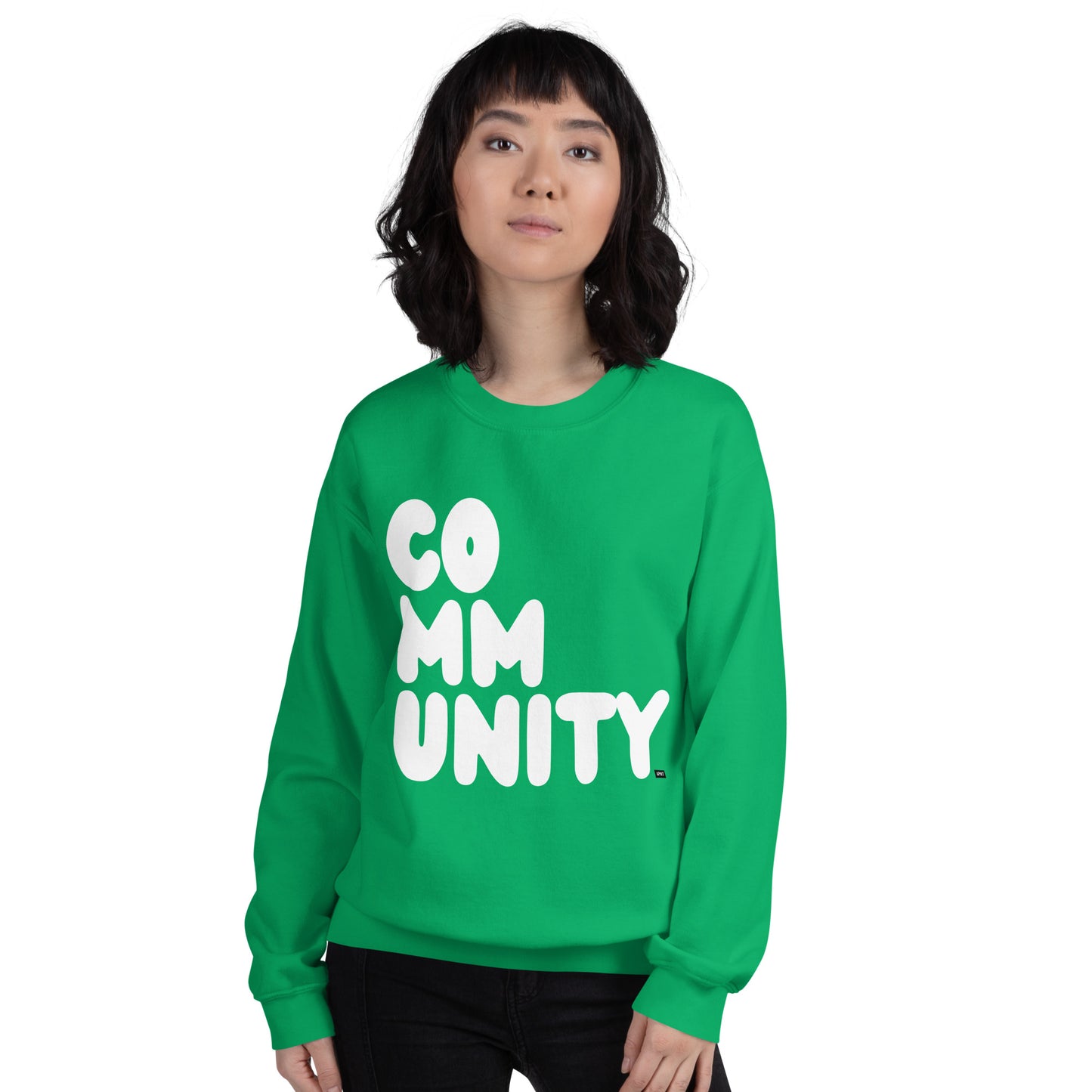 A Community in Green Grass Unisex Crew Neck Sweatshirt - The APWT Gift Shop