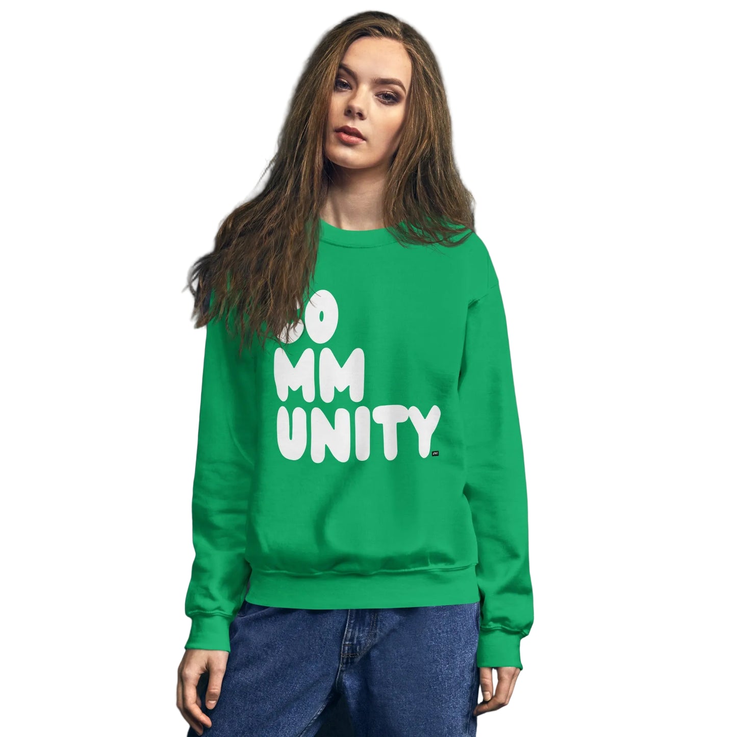 A Community in Green Grass Unisex Crew Neck Sweatshirt - The APWT Gift Shop