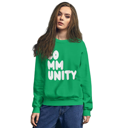 A Community in Green Grass Unisex Crew Neck Sweatshirt - The APWT Gift Shop