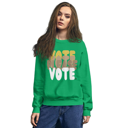 Please Vote in Green Spaces Unisex Crew Neck Sweatshirt - The APWT Gift Shop