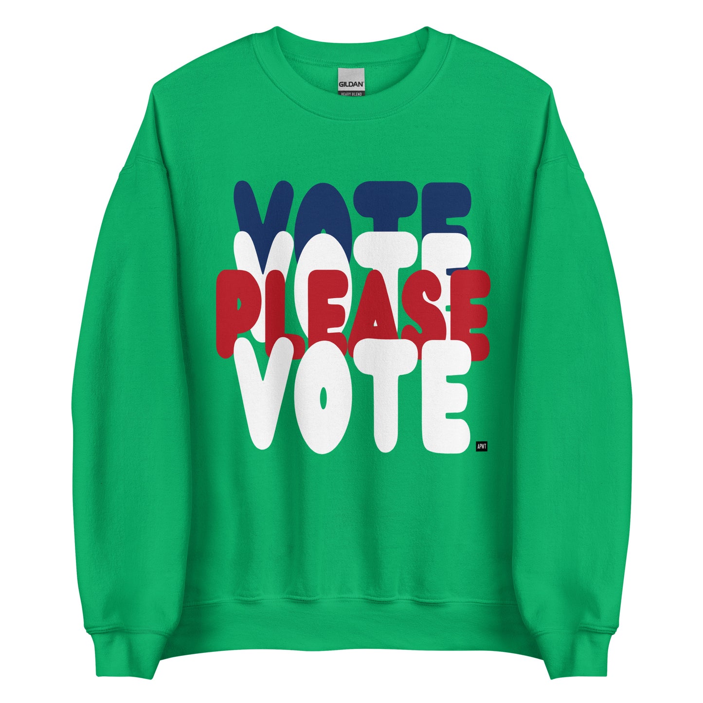 Please Vote Unisex Crew Neck Sweatshirt - Available in Assorted Colors