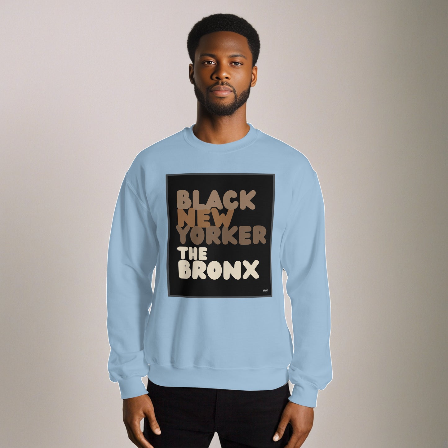 Black New Yorker The Bronx Unisex Crew Neck Sweatshirt - Available in Assorted Colors