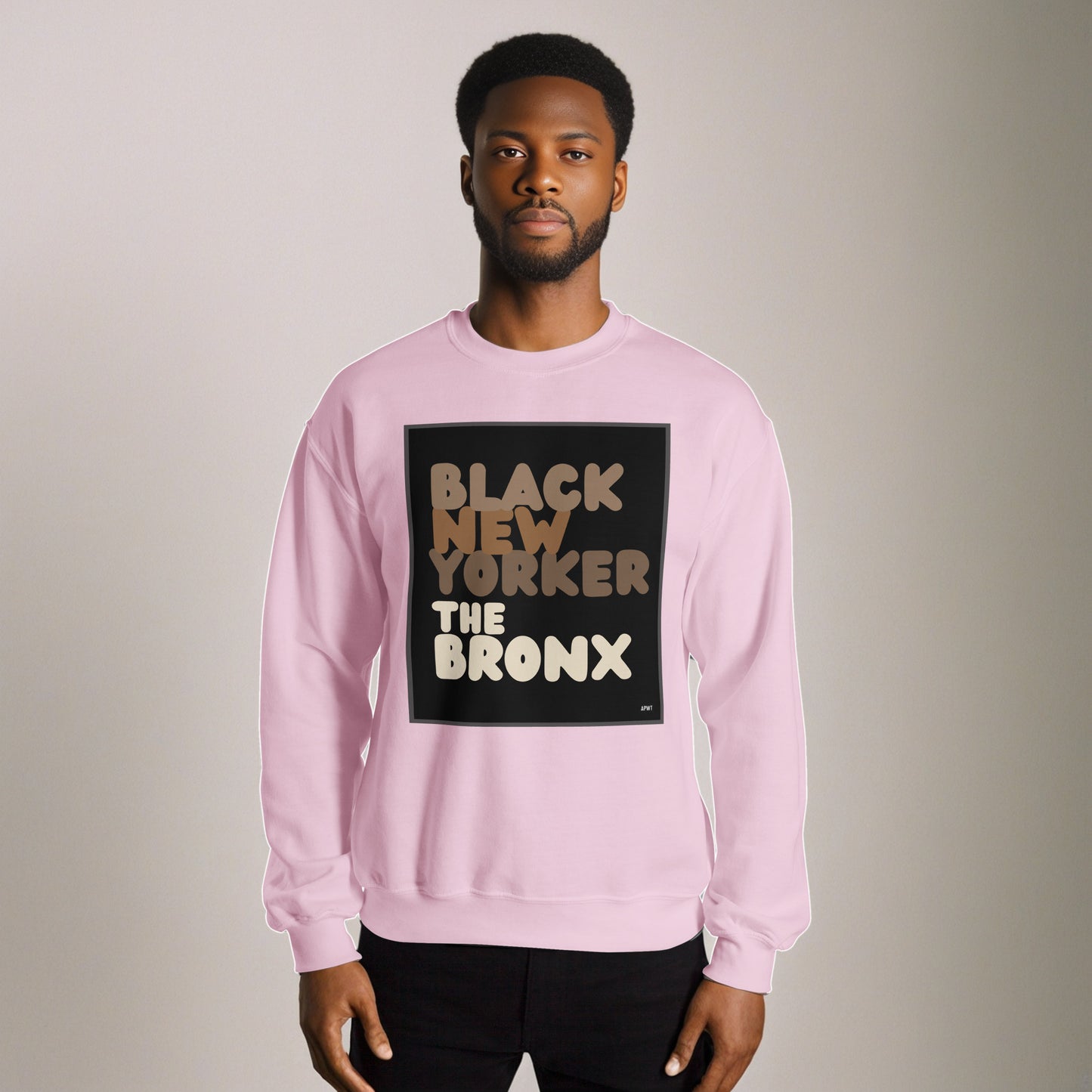 Black New Yorker The Bronx Unisex Crew Neck Sweatshirt - Available in Assorted Colors