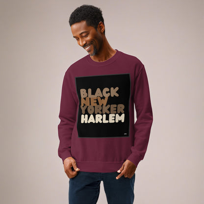 Black New Yorker Harlem Unisex Crew Neck Sweatshirt - Available in Assorted Colors