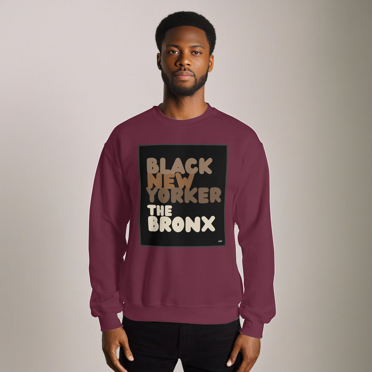 Black New Yorker The Bronx Unisex Crew Neck Sweatshirt - Available in Assorted Colors