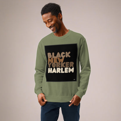 Black New Yorker Harlem Unisex Crew Neck Sweatshirt - Available in Assorted Colors