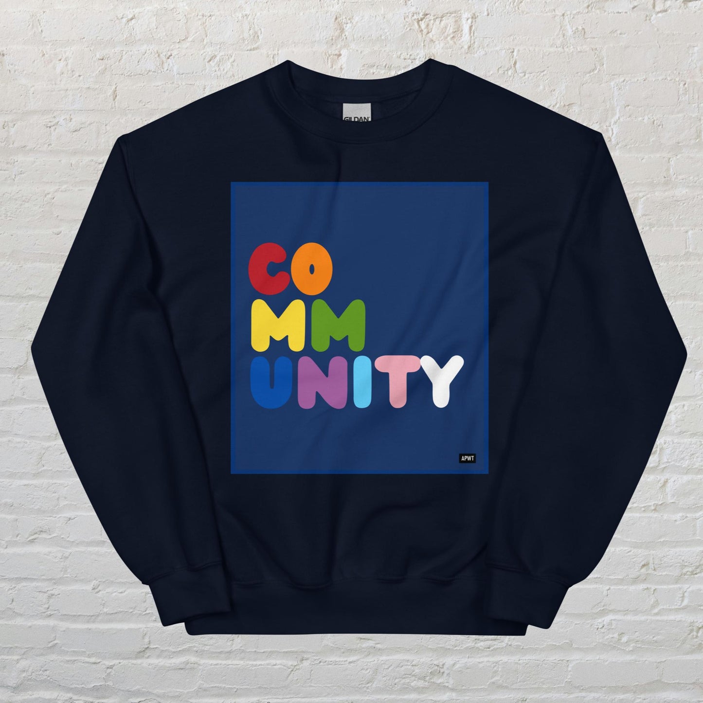 Rainbow Community Unisex Crew Neck Sweatshirt - Available in Assorted Colors