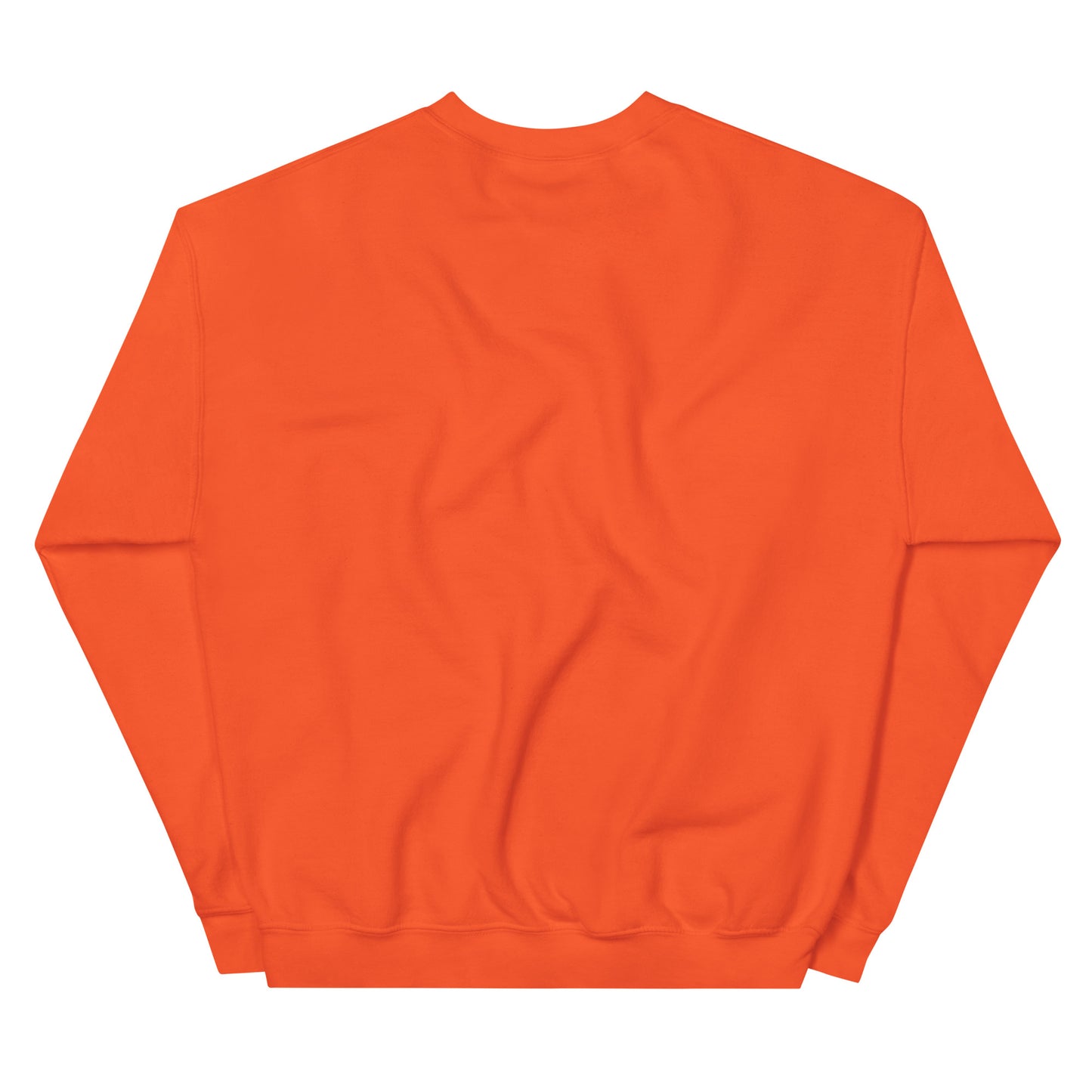 Be You in Orange and Yellow Unisex Crew Neck Sweatshirt