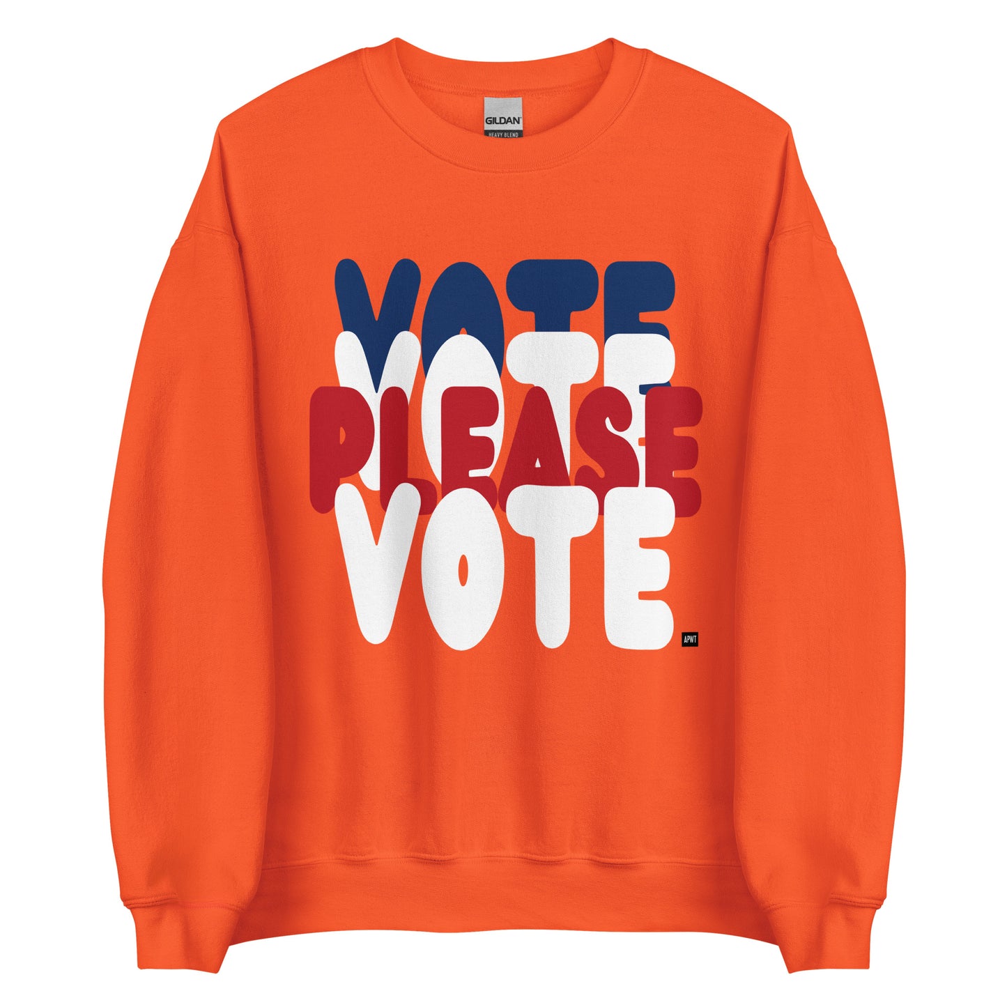 Please Vote Unisex Crew Neck Sweatshirt - Available in Assorted Colors