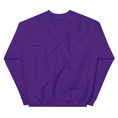  The APWT Gift Shop's Be You in Purple and Pink Unisex Crew Neck Sweatshirt from the Be You Collection's back